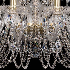 Подвесная люстра Bohemia Ivele Crystal 1402 1402/16+8/400/G в Екатеринбурге - mebel24.online | фото 3
