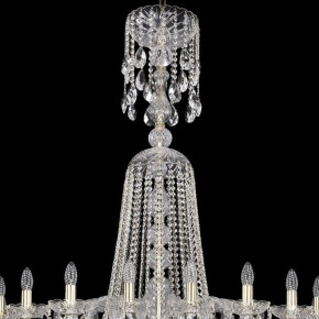 Подвесная люстра Bohemia Ivele Crystal 1402 1402/20/400/XL-140/G в Екатеринбурге - mebel24.online | фото 4