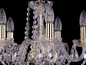Подвесная люстра Bohemia Ivele Crystal 1402 1402/5/141/G в Екатеринбурге - mebel24.online | фото 7