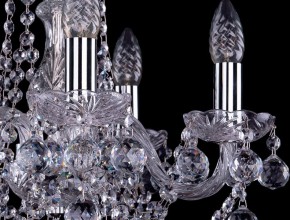 Подвесная люстра Bohemia Ivele Crystal 1402 1402/5/141/Ni/Balls в Екатеринбурге - mebel24.online | фото 2