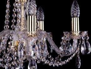 Подвесная люстра Bohemia Ivele Crystal 1402 1402/5/160/G в Екатеринбурге - mebel24.online | фото 2
