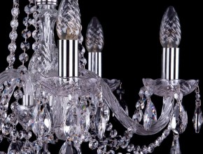 Подвесная люстра Bohemia Ivele Crystal 1402 1402/5/160/Ni в Екатеринбурге - mebel24.online | фото 3