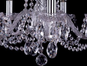 Подвесная люстра Bohemia Ivele Crystal 1402 1402/5/160/Ni в Екатеринбурге - mebel24.online | фото 4