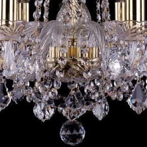 Подвесная люстра Bohemia Ivele Crystal 1402 1402/6/160/G/Leafs в Екатеринбурге - mebel24.online | фото 3