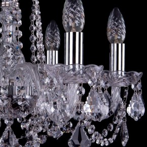Подвесная люстра Bohemia Ivele Crystal 1402 1402/6/160/Ni/Leafs в Екатеринбурге - mebel24.online | фото 2