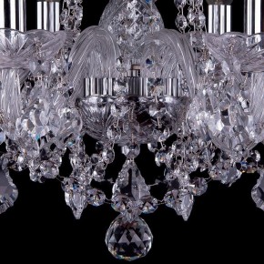 Подвесная люстра Bohemia Ivele Crystal 1402 1402/6/160/Ni/Leafs в Екатеринбурге - mebel24.online | фото 3