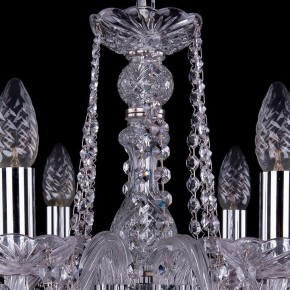 Подвесная люстра Bohemia Ivele Crystal 1402 1402/6/160/Ni/Leafs в Екатеринбурге - mebel24.online | фото 4