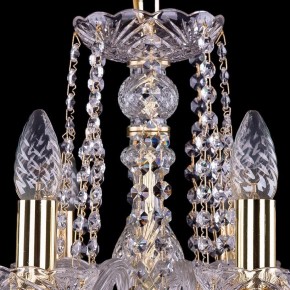 Подвесная люстра Bohemia Ivele Crystal 1402 1402/8/160/G в Екатеринбурге - mebel24.online | фото 4