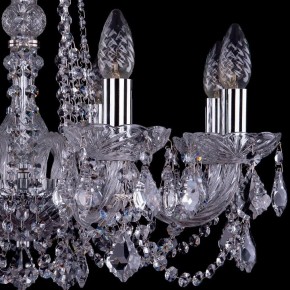 Подвесная люстра Bohemia Ivele Crystal 1402 1402/8/195/Ni/Leafs в Екатеринбурге - mebel24.online | фото 2