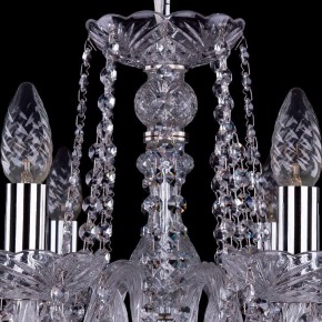 Подвесная люстра Bohemia Ivele Crystal 1402 1402/8/195/Ni/Leafs в Екатеринбурге - mebel24.online | фото 4