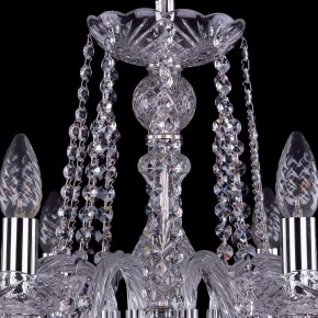 Подвесная люстра Bohemia Ivele Crystal 1402 1402/8/240/Ni в Екатеринбурге - mebel24.online | фото 4