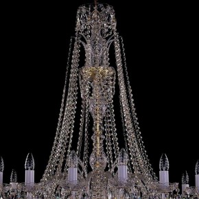 Подвесная люстра Bohemia Ivele Crystal 1411 1411/16/400/XL-115/G в Екатеринбурге - mebel24.online | фото 4