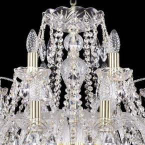 Подвесная люстра Bohemia Ivele Crystal 1411 1411/16+8/360/G в Екатеринбурге - mebel24.online | фото 4