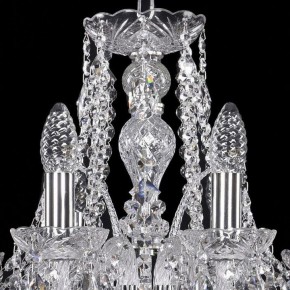 Подвесная люстра Bohemia Ivele Crystal 1411 1411/8/160/Ni в Екатеринбурге - mebel24.online | фото 4