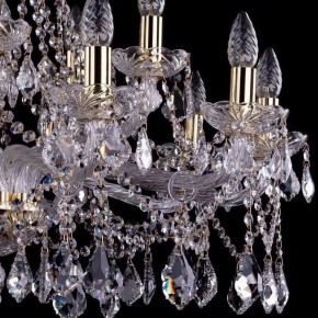 Подвесная люстра Bohemia Ivele Crystal 1413 1413/10+5/300/G/Leafs в Екатеринбурге - mebel24.online | фото 2