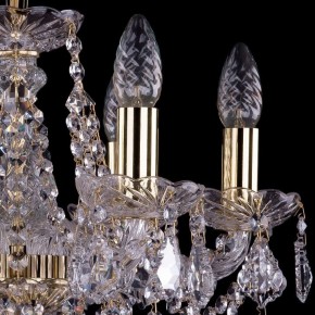 Подвесная люстра Bohemia Ivele Crystal 1413 1413/6/141/G/Leafs в Екатеринбурге - mebel24.online | фото 2