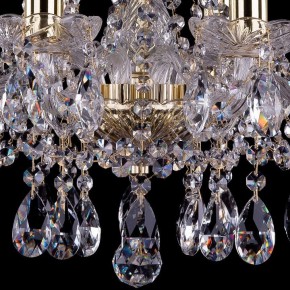 Подвесная люстра Bohemia Ivele Crystal 1413 1413/8/165/G в Екатеринбурге - mebel24.online | фото 3
