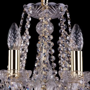 Подвесная люстра Bohemia Ivele Crystal 1413 1413/8/165/G в Екатеринбурге - mebel24.online | фото 4