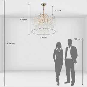Подвесная люстра De City Бриз 38 111016006 в Екатеринбурге - mebel24.online | фото 8