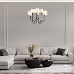 Подвесная люстра Eurosvet Abbey 60164/10 черный в Екатеринбурге - mebel24.online | фото 4