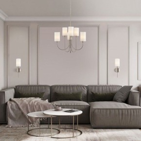 Подвесная люстра Eurosvet Abbey 60164/6 никель в Екатеринбурге - mebel24.online | фото 3