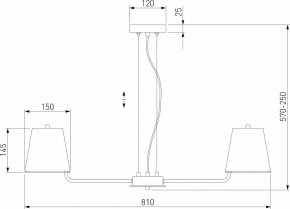 Подвесная люстра Eurosvet Amaretto 60155/8 хром в Екатеринбурге - mebel24.online | фото 5