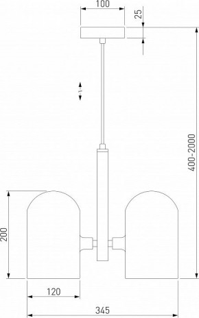 Подвесная люстра Eurosvet Bambola 50357/3 латунь в Екатеринбурге - mebel24.online | фото 4