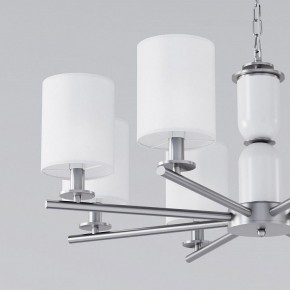Подвесная люстра Eurosvet Caprera 60146/8 никель в Екатеринбурге - mebel24.online | фото 6