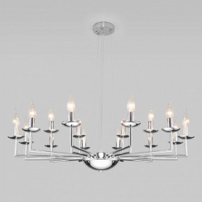 Подвесная люстра Eurosvet Cariso 60150/18 хром в Екатеринбурге - mebel24.online | фото 2