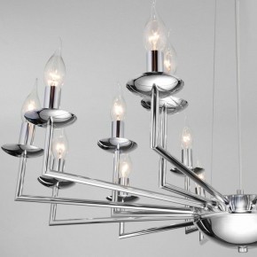Подвесная люстра Eurosvet Cariso 60150/18 хром в Екатеринбурге - mebel24.online | фото 5