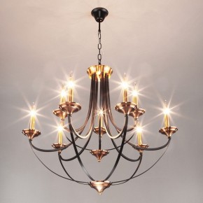 Подвесная люстра Eurosvet Lazzaro 60098/9 черный в Екатеринбурге - mebel24.online | фото 3