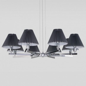 Подвесная люстра Eurosvet Peony 60136/8 хром/графит в Екатеринбурге - mebel24.online | фото 2