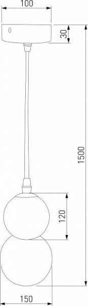 Подвесная люстра Eurosvet Polar 50251/1 LED белый в Екатеринбурге - mebel24.online | фото 3