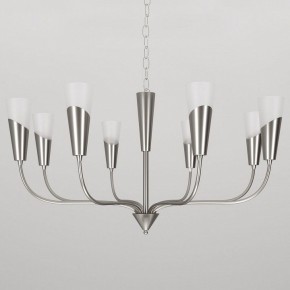 Подвесная люстра Eurosvet Rhyton 60167/8 никель в Екатеринбурге - mebel24.online | фото