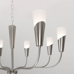 Подвесная люстра Eurosvet Rhyton 60167/8 никель в Екатеринбурге - mebel24.online | фото 7