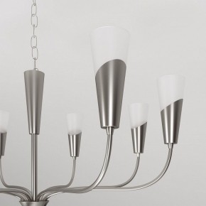 Подвесная люстра Eurosvet Rhyton 60167/8 никель в Екатеринбурге - mebel24.online | фото 8