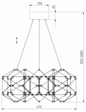 Подвесная люстра Eurosvet Uma 90369/5 черный жемчуг в Екатеринбурге - mebel24.online | фото 3