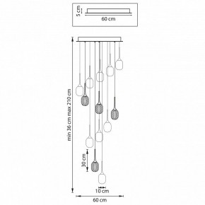 Подвесная люстра Lightstar Acrile 738131 в Екатеринбурге - mebel24.online | фото 7