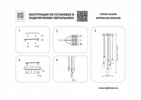 Подвесная люстра Lightstar Colore 805169 в Екатеринбурге - mebel24.online | фото 3