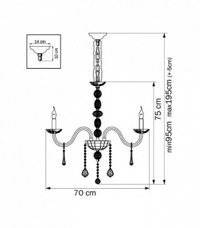 Потолочная люстра Lightstar Limpio 722064 в Екатеринбурге - mebel24.online | фото 3