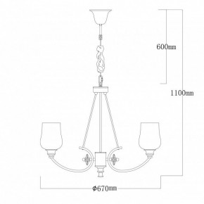 Подвесная люстра MW-Light Палермо 27 386017706 в Екатеринбурге - mebel24.online | фото 9