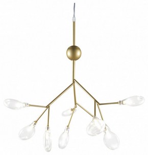 Подвесная люстра Natali Kovaltseva GRACE ll GRACE 75554/9С GOLD SATIN в Екатеринбурге - mebel24.online | фото