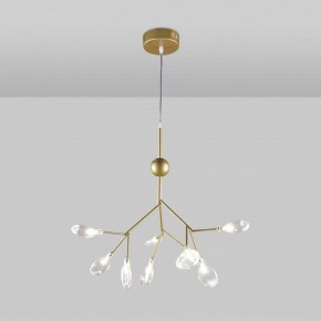 Подвесная люстра Natali Kovaltseva GRACE ll GRACE 75554/9С GOLD SATIN в Екатеринбурге - mebel24.online | фото 3