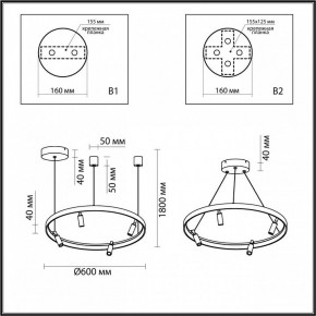 Подвесная люстра Odeon Light Fonda 4317/58L в Екатеринбурге - mebel24.online | фото 6