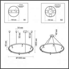 Подвесная люстра Odeon Light Fonda 4317/93L в Екатеринбурге - mebel24.online | фото 6