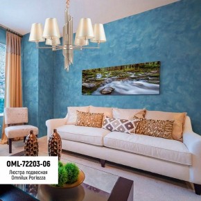 Подвесная люстра Omnilux Porlezza OML-72203-06 в Екатеринбурге - mebel24.online | фото 8