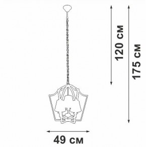 Подвесная люстра Vitaluce V4991 V4991-8/3 в Екатеринбурге - mebel24.online | фото 3