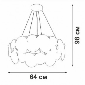 Подвесная люстра Vitaluce V5801 V5801-8/6S в Екатеринбурге - mebel24.online | фото 7
