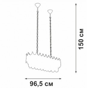 Подвесная люстра Vitaluce V58120 V58120-8/11 в Екатеринбурге - mebel24.online | фото 3