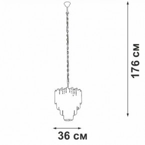 Подвесная люстра Vitaluce V58471 V58471-8/5 в Екатеринбурге - mebel24.online | фото 5